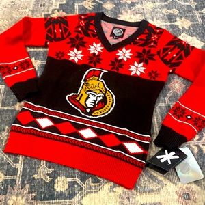 Washington Senators hockey NHL womens sweater Sz S NEW